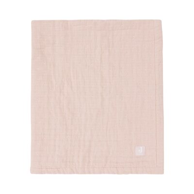 Deken Hydrofiel 75x100cm Jacquard GOTS Wild Rose