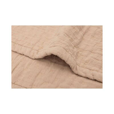 Deken Hydrofiel 75x100cm Jacquard GOTS Biscuit