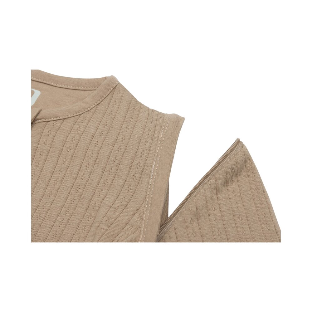 Slaapzak Zomer met Afritsbare Mouw Rond 110cm Ajour Biscuit