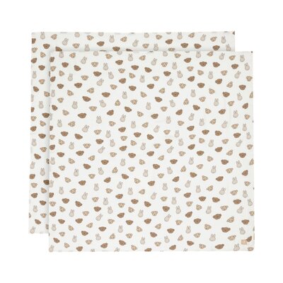 Hydrofiele Doek Large 115x115cm (2pack) Miffy and Frien