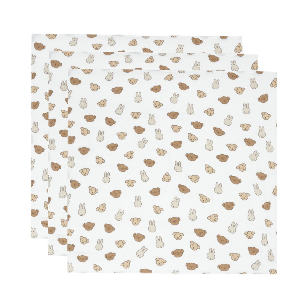 Hydrofiele Doek Small 70x70cm (3pack) Miffy and Friends