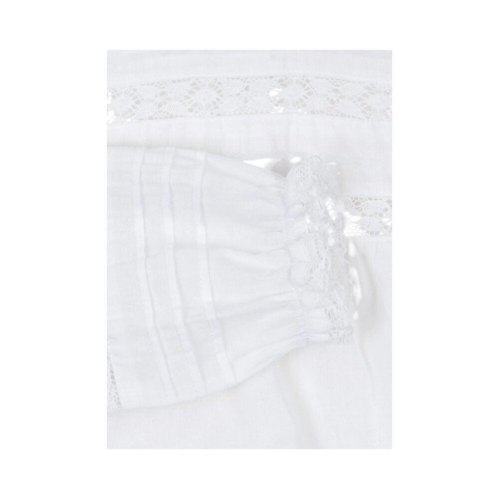 Orchid romper Gots Optic white
