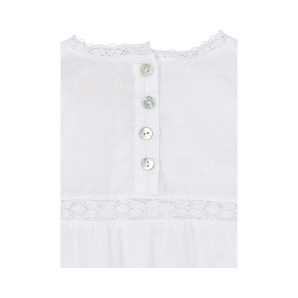 Orchid romper Gots Optic white