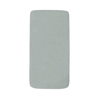 Hoeslaken Jersey 70/75x140/150cm (2pack) Sea Green/Biscuit