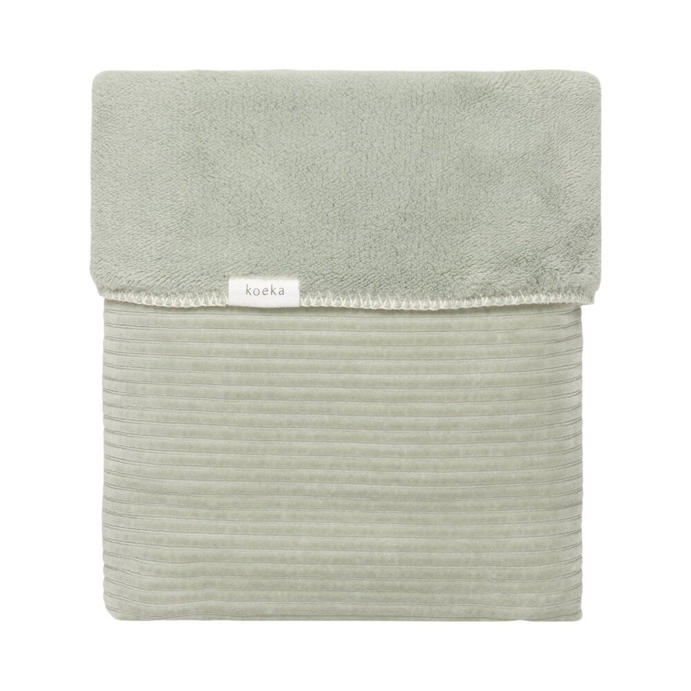 Wiegdeken teddy Vik Shadow green