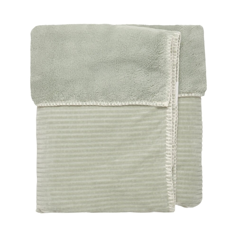 Wiegdeken teddy Vik Shadow green