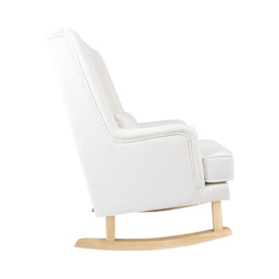 Schommelstoel Bliss Rocker snow white, naturel poten