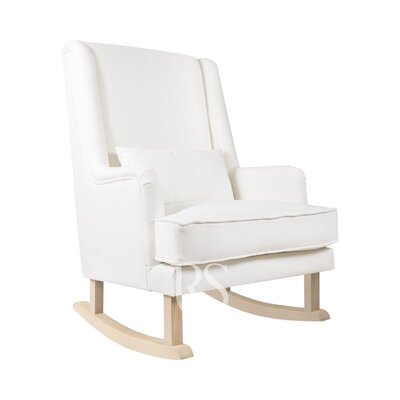 Schommelstoel Bliss Rocker snow white, naturel poten