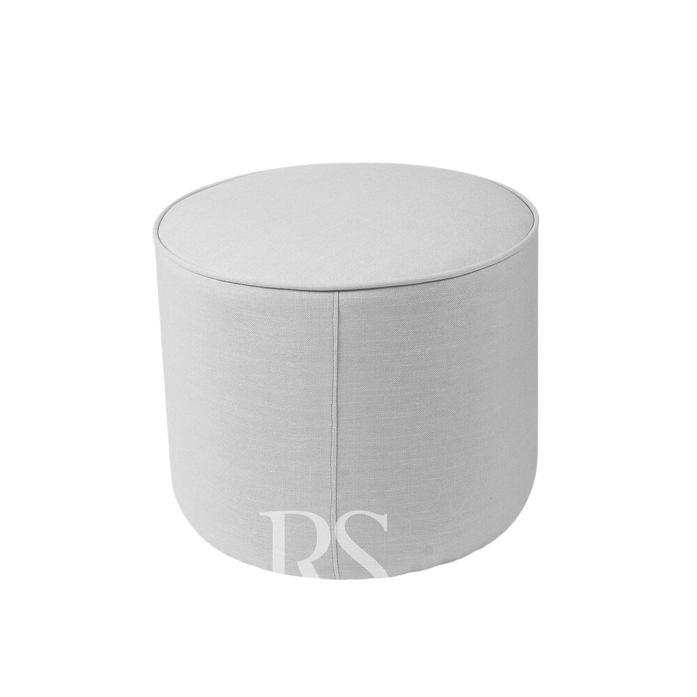 Voetbank universeel silver grey