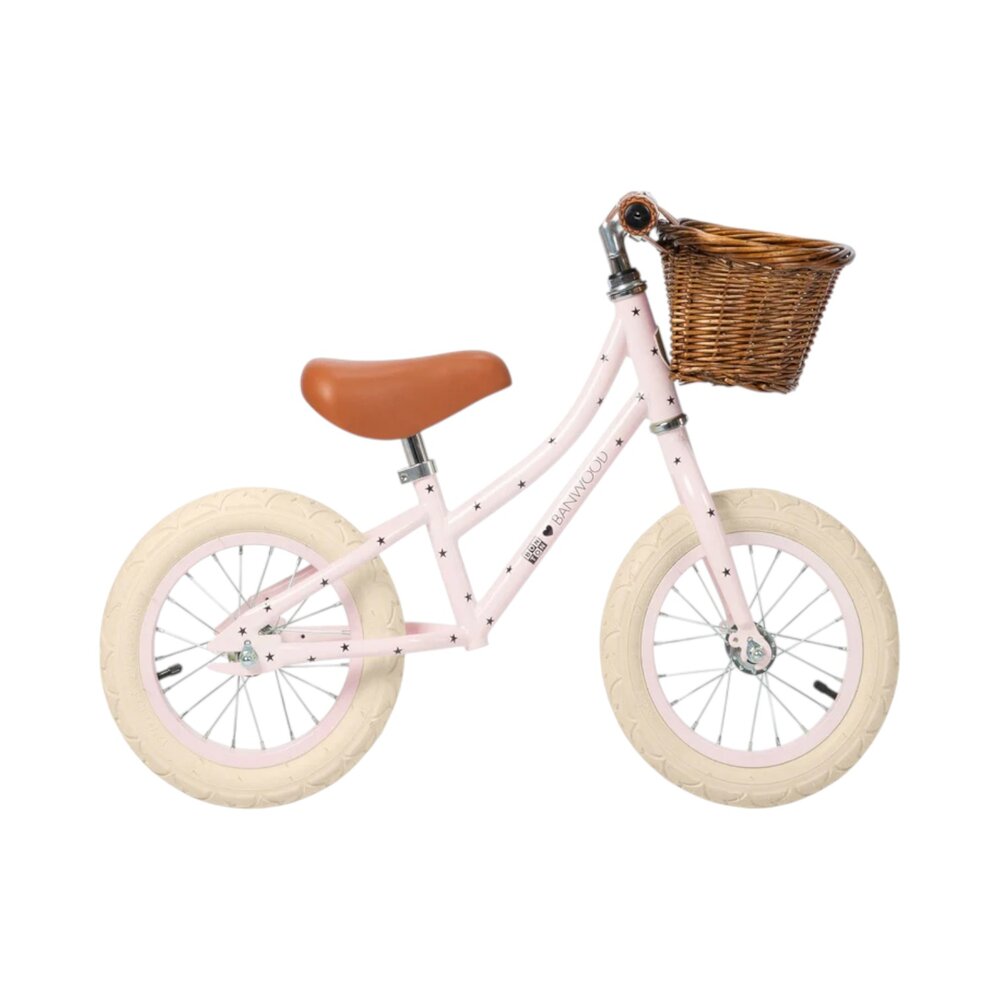 Balance Bike loopfiets First Go Bonton Pink