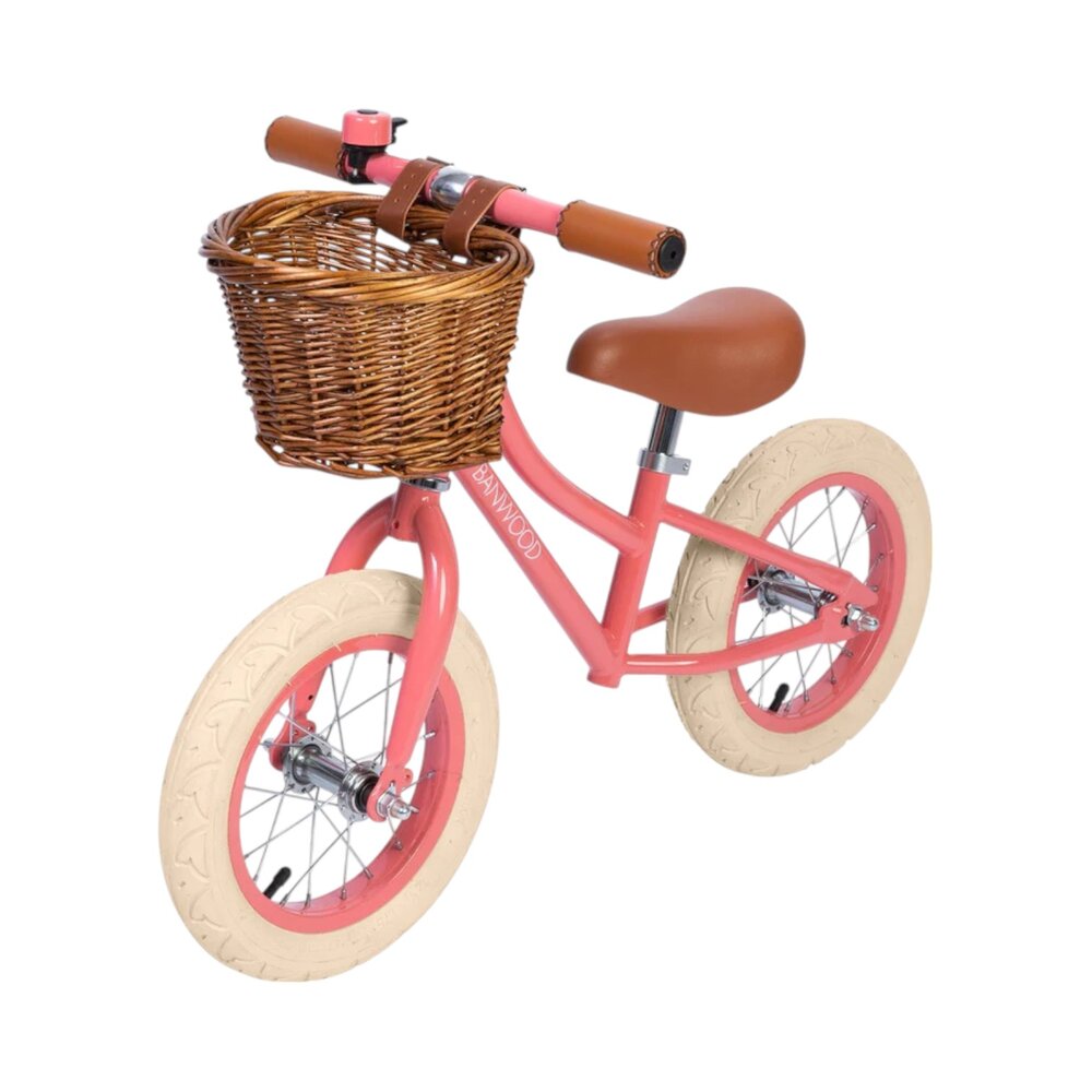 Balance Bike loopfiets First Go Pink