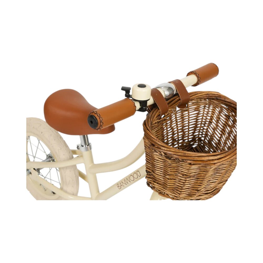 Balance Bike loopfiets First Go Cream