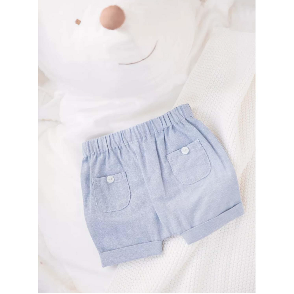 Short lichtblauw Lichtblauw