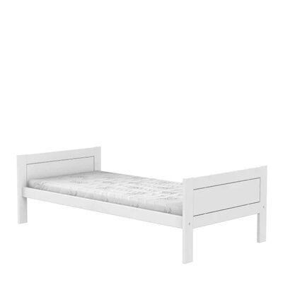 Basisbed 90x200/ luxe lattenbodem White