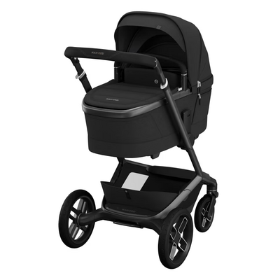 Fame Bundel: kinderwagen + reiswieg + Pebble 360 Pro² + gratis FamilyFix 360 Pro base Twillic Black