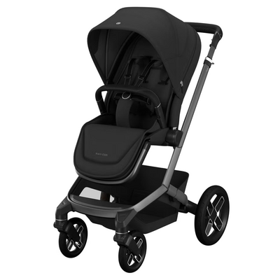 Fame Bundel: kinderwagen + reiswieg + Pebble 360 Pro² + gratis FamilyFix 360 Pro base Twillic Black
