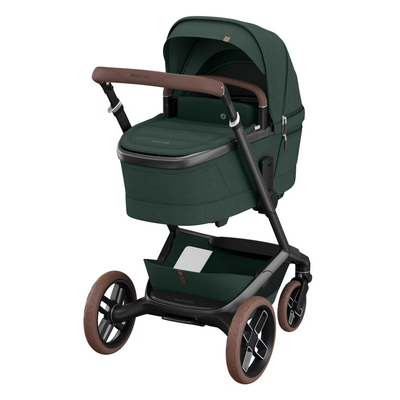 Fame Bundel: kinderwagen + reiswieg + Pebble 360 Pro² + gratis FamilyFix 360 Pro base twillic green
