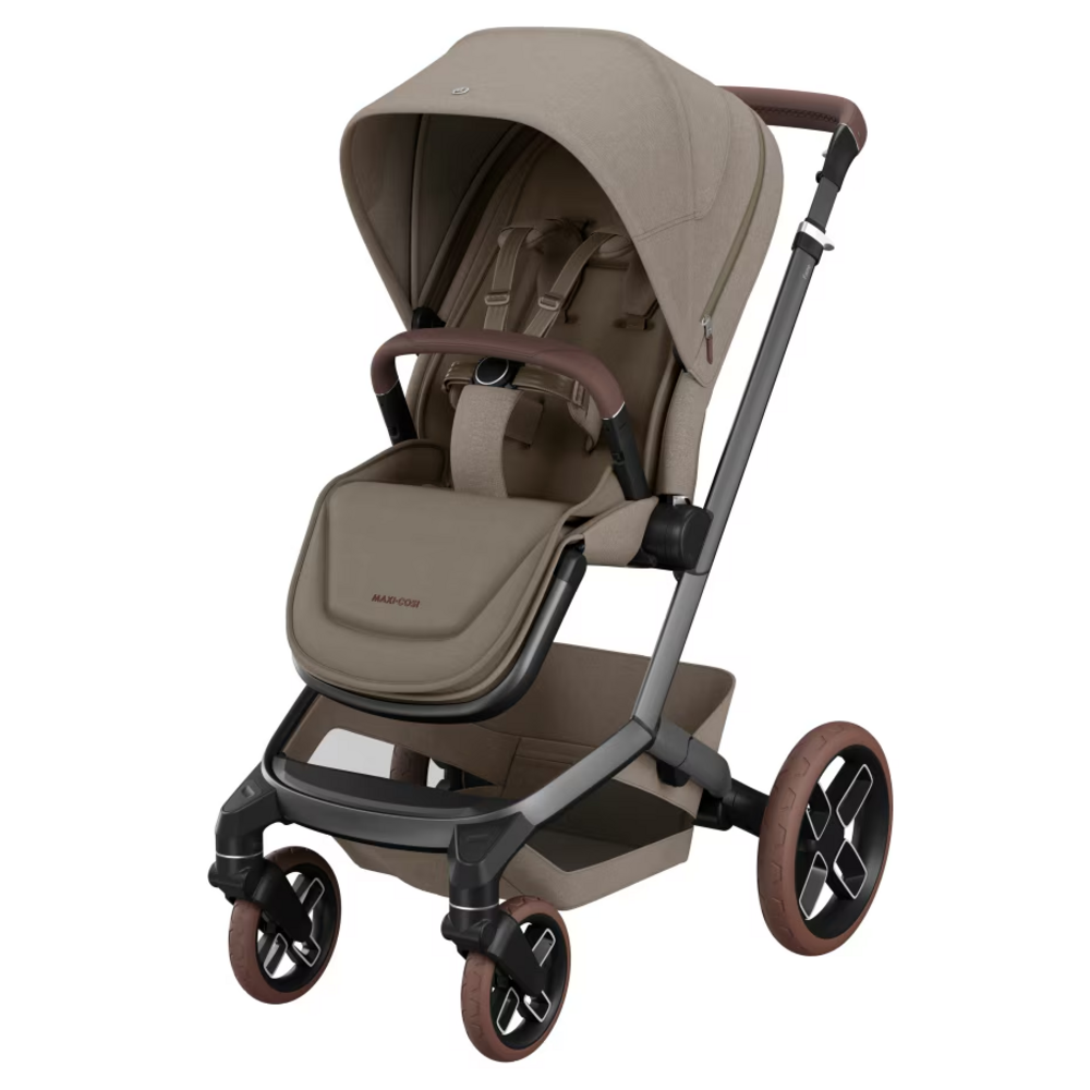 Fame Bundel: kinderwagen + reiswieg + Pebble 360 Pro² + gratis FamilyFix 360 Pro base twillic truffle