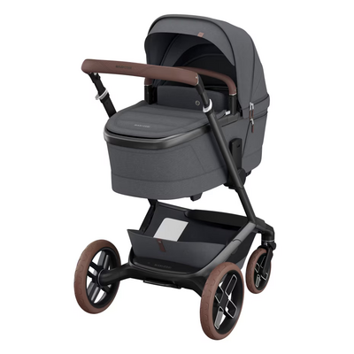 Fame Bundel: kinderwagen + reiswieg + Pebble 360 Pro² + gratis FamilyFix 360 Pro base Twillic graphite