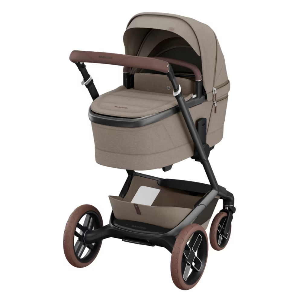 Fame Bundel: kinderwagen + reiswieg + Pebble 360 Pro² + gratis FamilyFix 360 Pro base twillic truffle