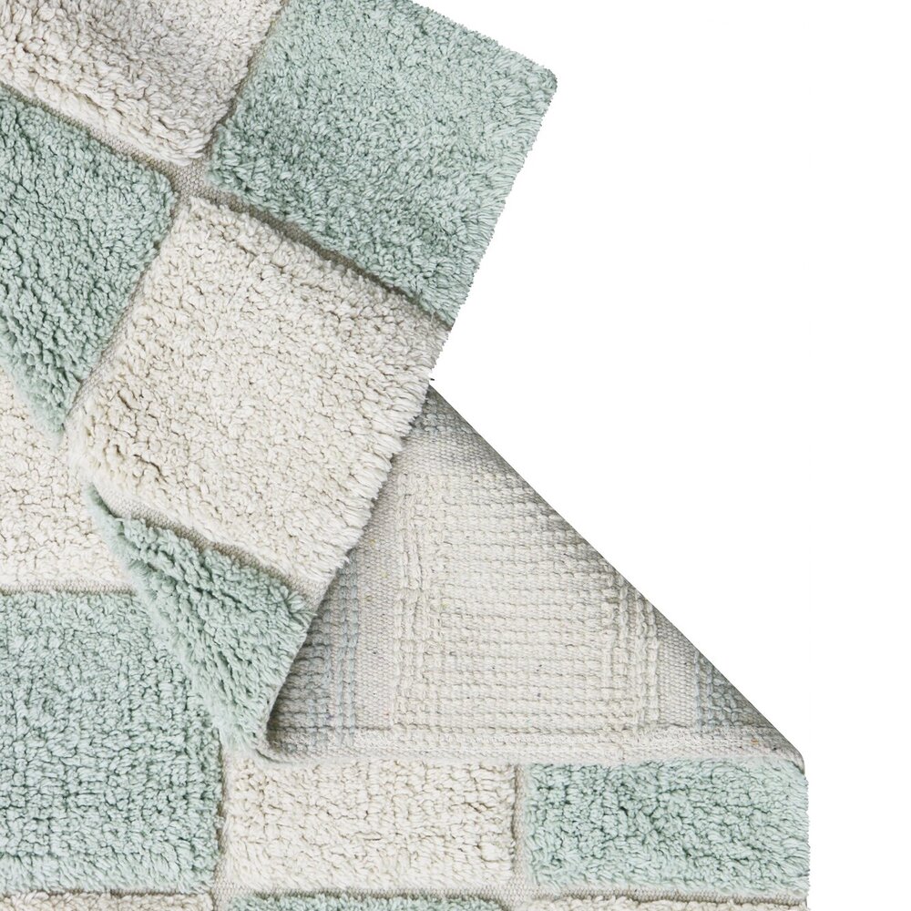 Wasbaar tapijt Kitchen Tiles Blue Sage - 170 x 240