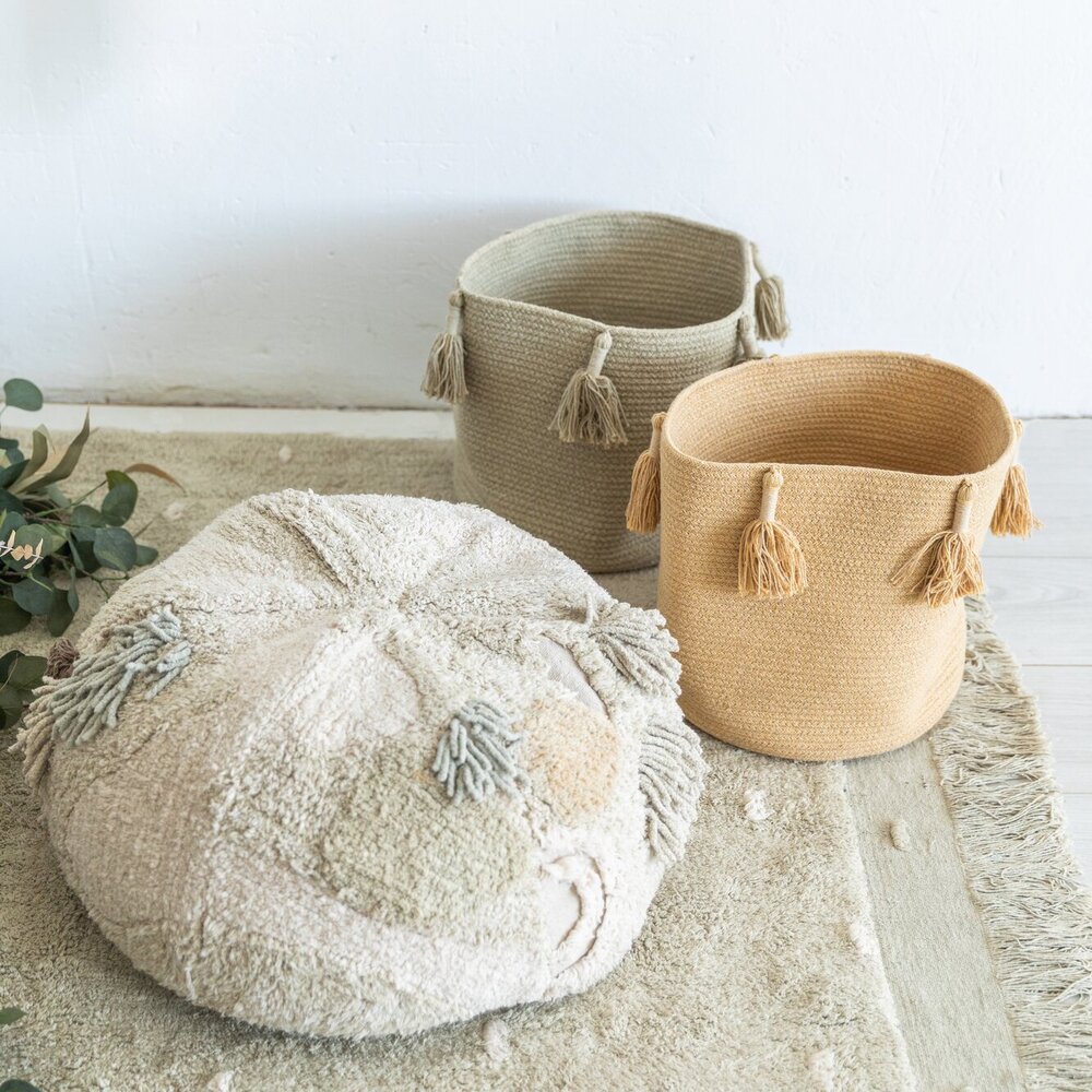 Mand - Woody Olive D.30x30 - Cotton Woods