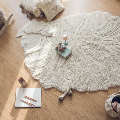 Wollen tapijt Pink Nose Sheep - 120 x 170 cm
