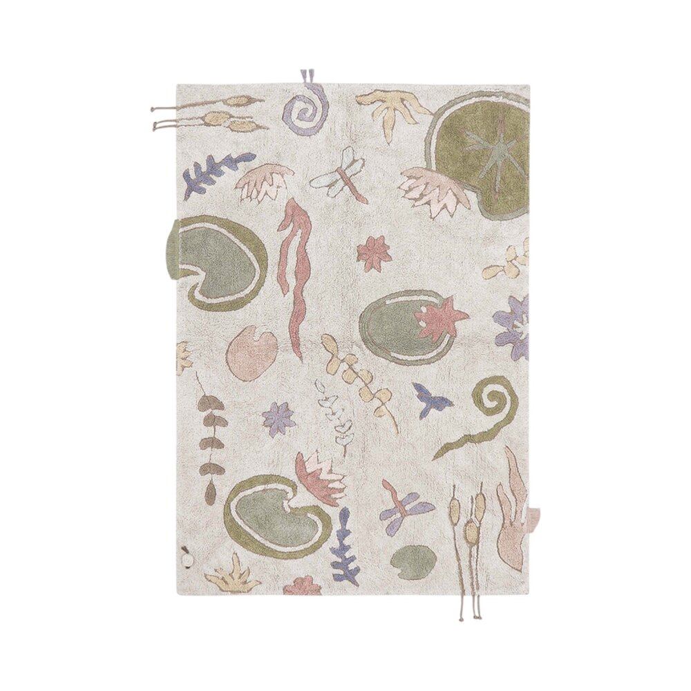 Wasbaar 'speel' tapijt Water Lily Pond - 200x300 cm -