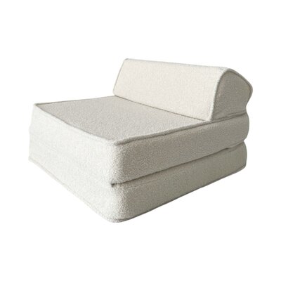 Kinderstoel Lounger bouclé Cream