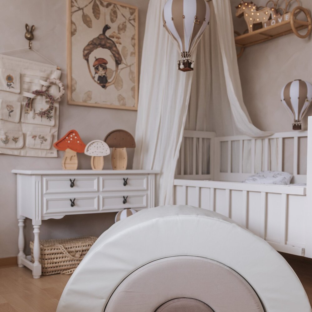 Foam speelset regenboog (3st) Beige