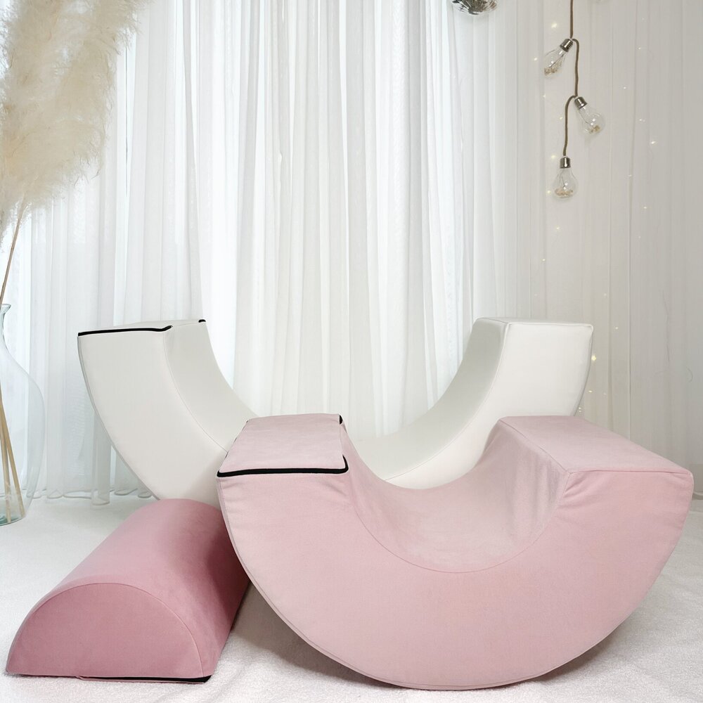 Foam speelset regenboog (3st) Pink