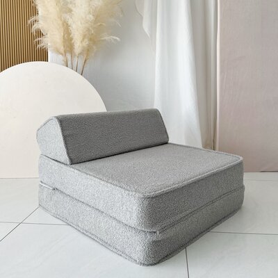 Kinderstoel Lounger bouclé Grey