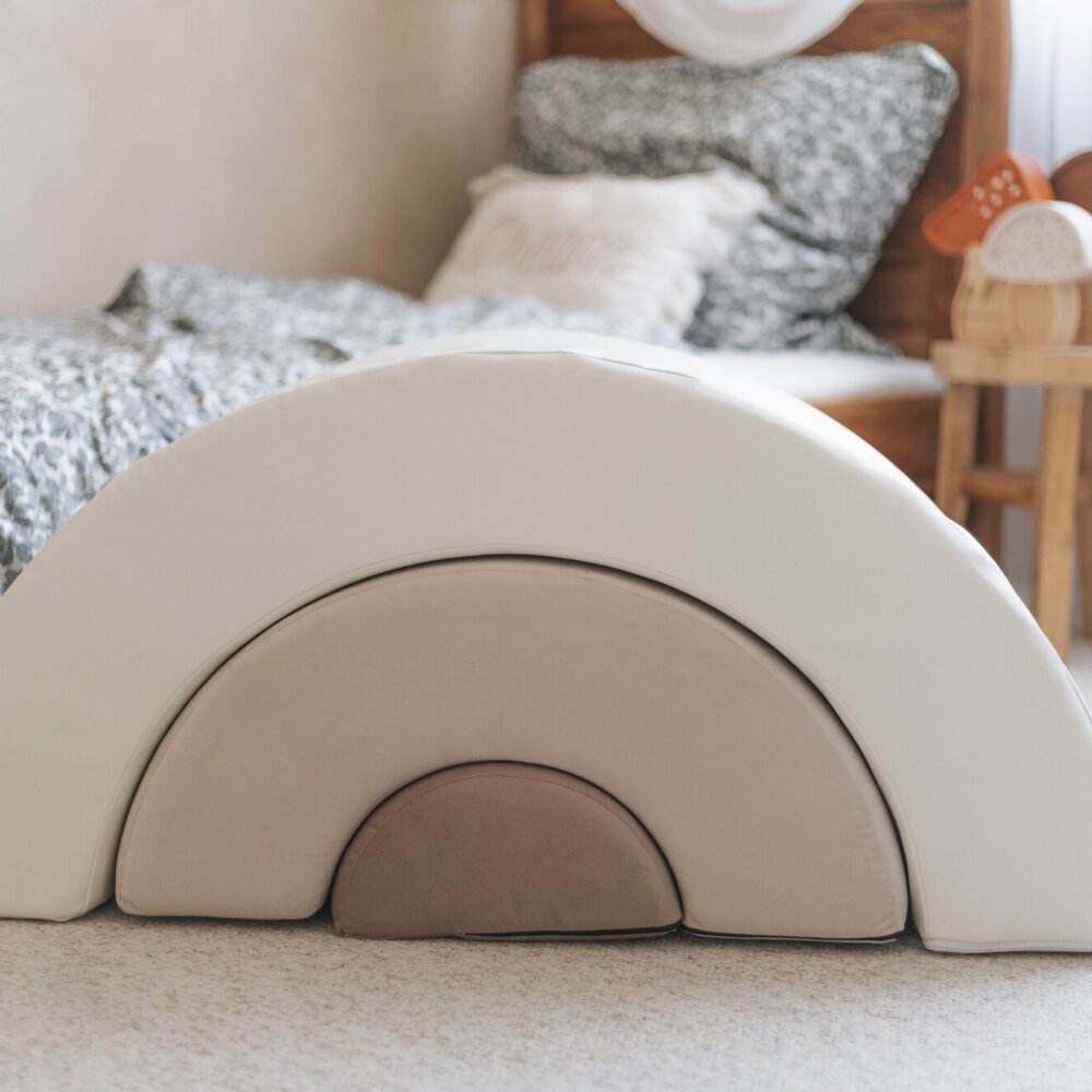 Foam speelset regenboog (3st) Beige
