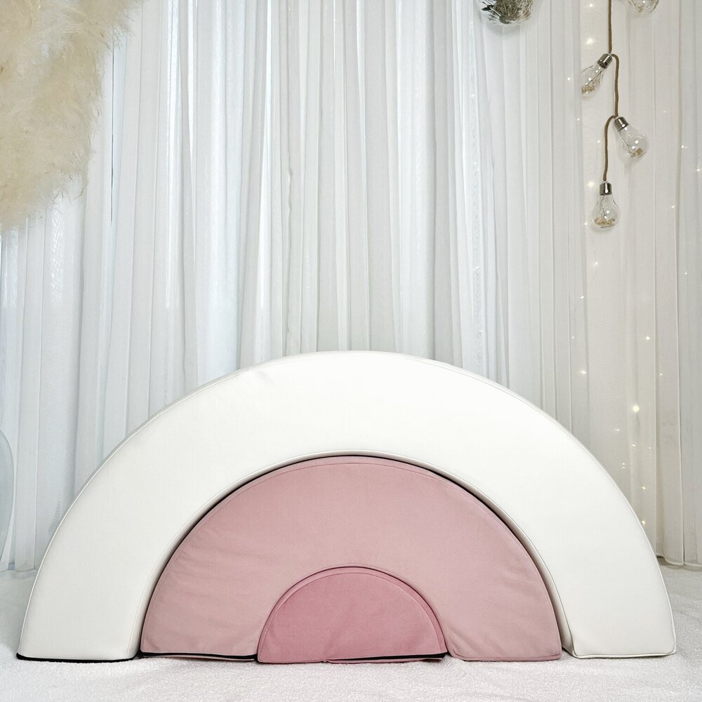 Foam speelset regenboog (3st) Pink