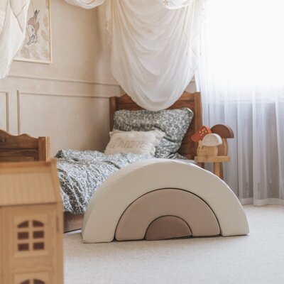Foam speelset regenboog (3st) Beige