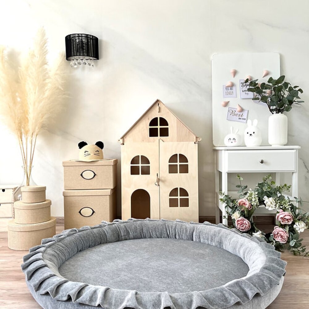 Speelnest soft velvet Grey