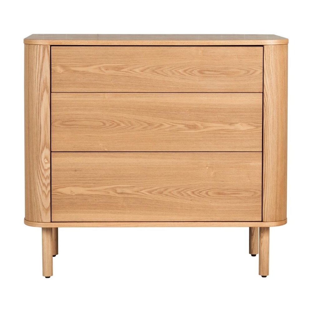 Commode 3 laden Yume Natural ash wood
