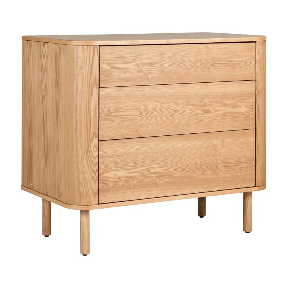 Commode 3 laden Yume Natural ash wood