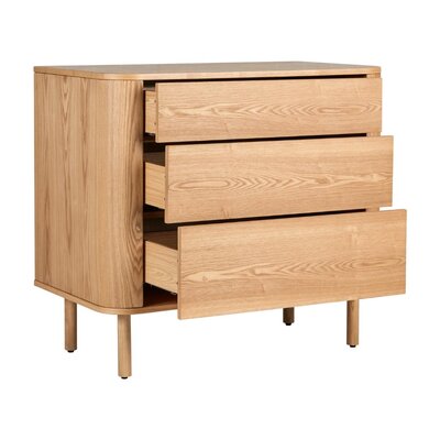 Commode 3 laden Yume Natural ash wood