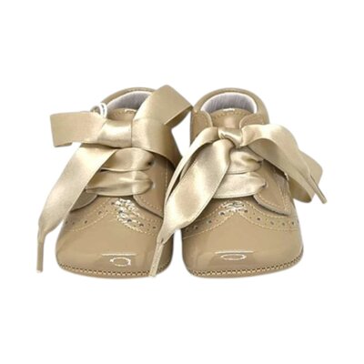 Babychic eerste schoentje veters lak Arena charol
