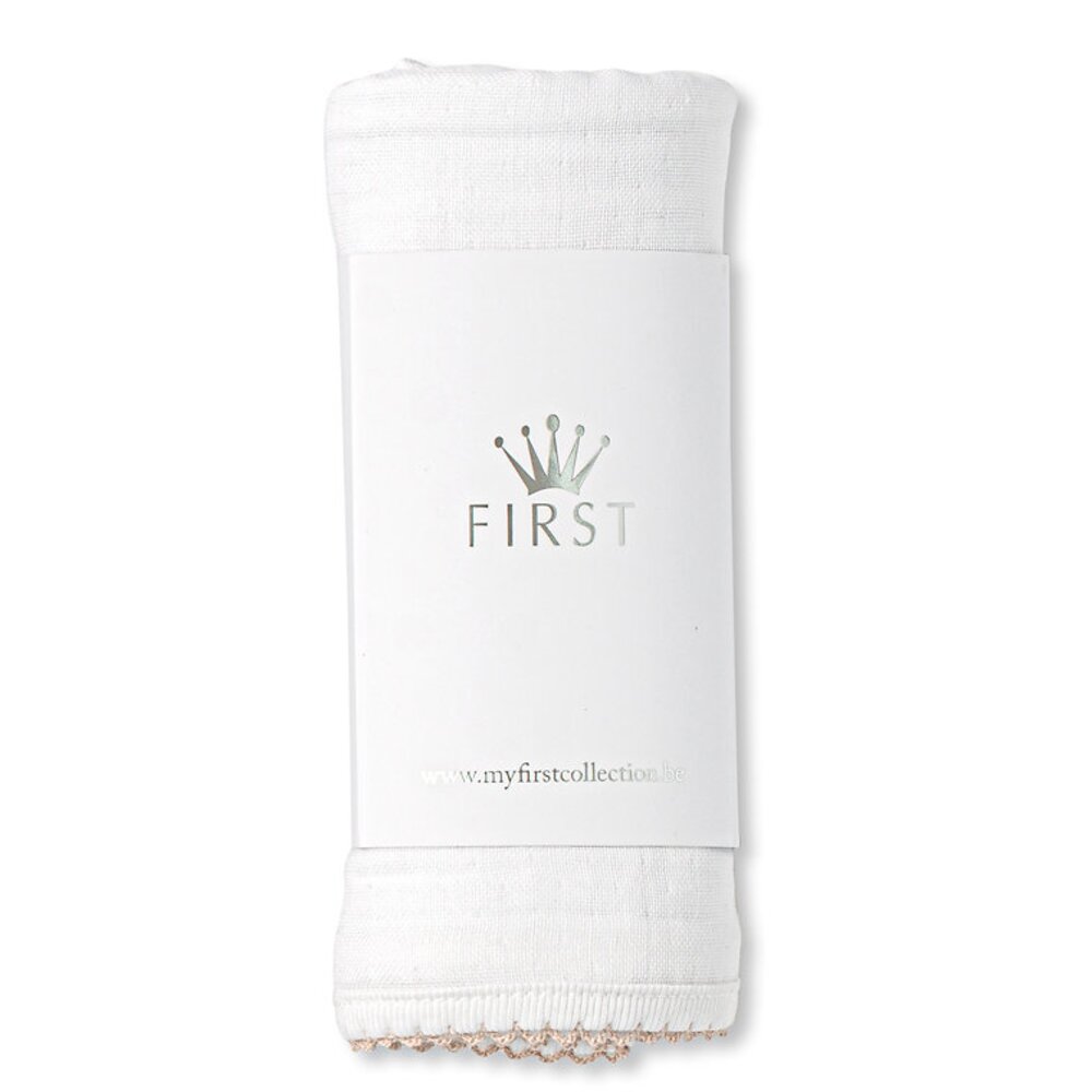 Tetradoek 70x70 cm Ethnic white
