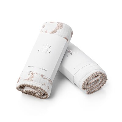 Tetradoeken (2 stukes) 70x70 cm Ethnic white