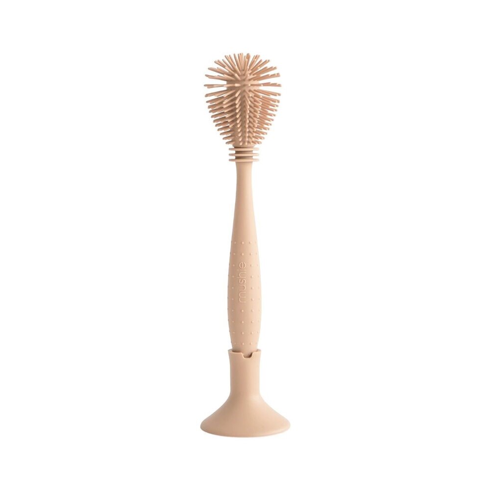 Silicone baby flessenborstel Natural