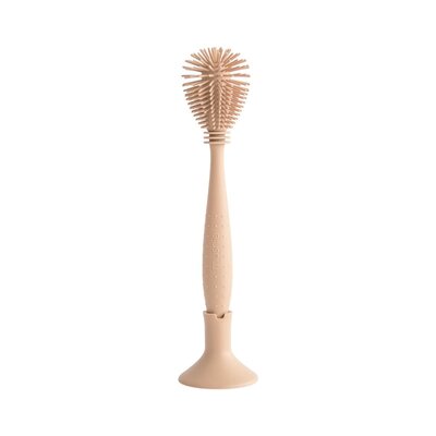 Silicone baby flessenborstel Natural