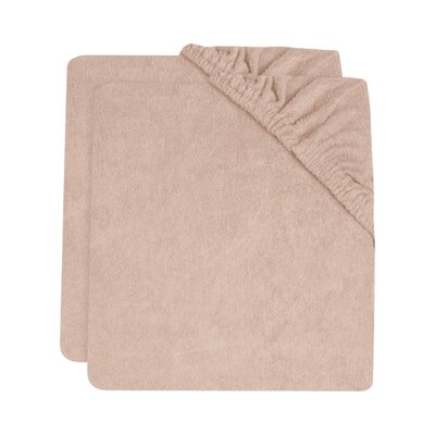 Aankleedkussenhoes Badstof 50x70cm (2pack) Wild rose