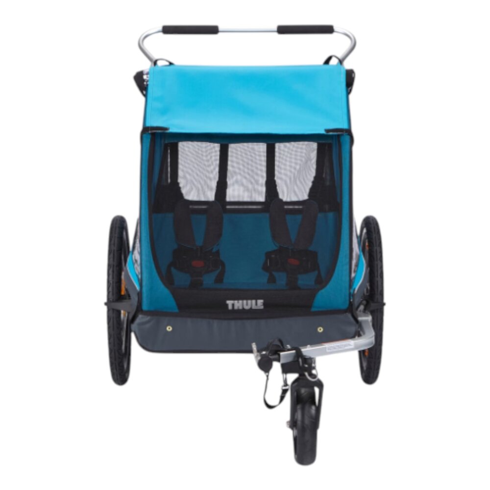Fietskar Coaster 2 XT bike trailer+stroll Blue