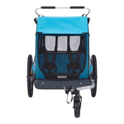 Fietskar Coaster 2 XT bike trailer+stroll Blue