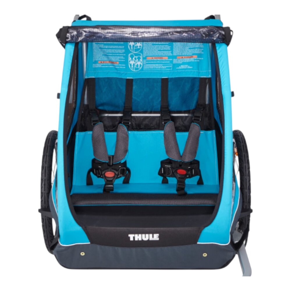 Fietskar Coaster 2 XT bike trailer+stroll Blue