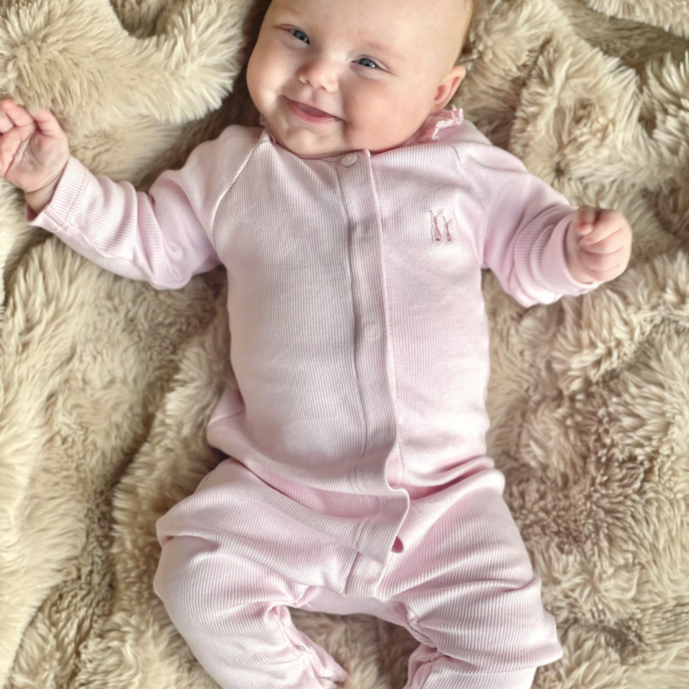 Babypakje Olivia ruffles Soft Pink