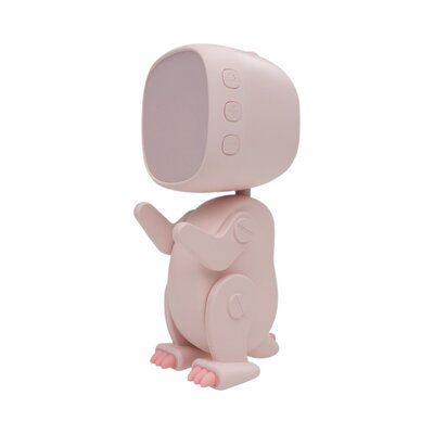 Alarm Clock- Robo Dino Pink